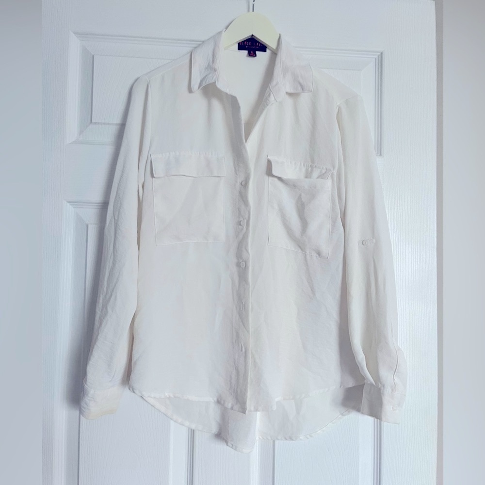 White Button-Up Shirt